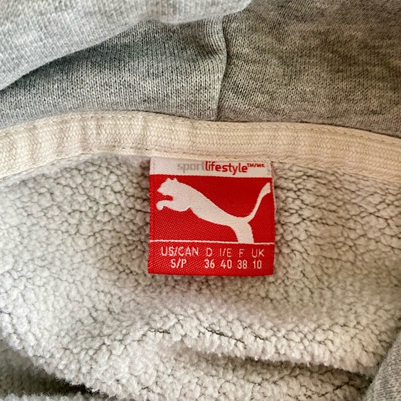 Grey Puma Hoodie - Picture 5 of 6